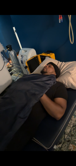 Patient Getting full body PEMF